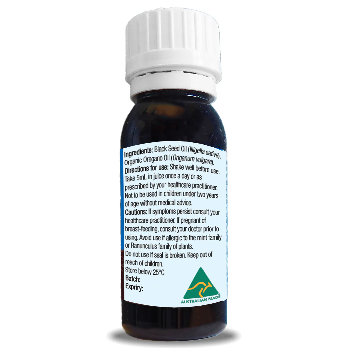 50ml Bottle - Oil of Wild Oregano & Black Seed Oil - Image 3