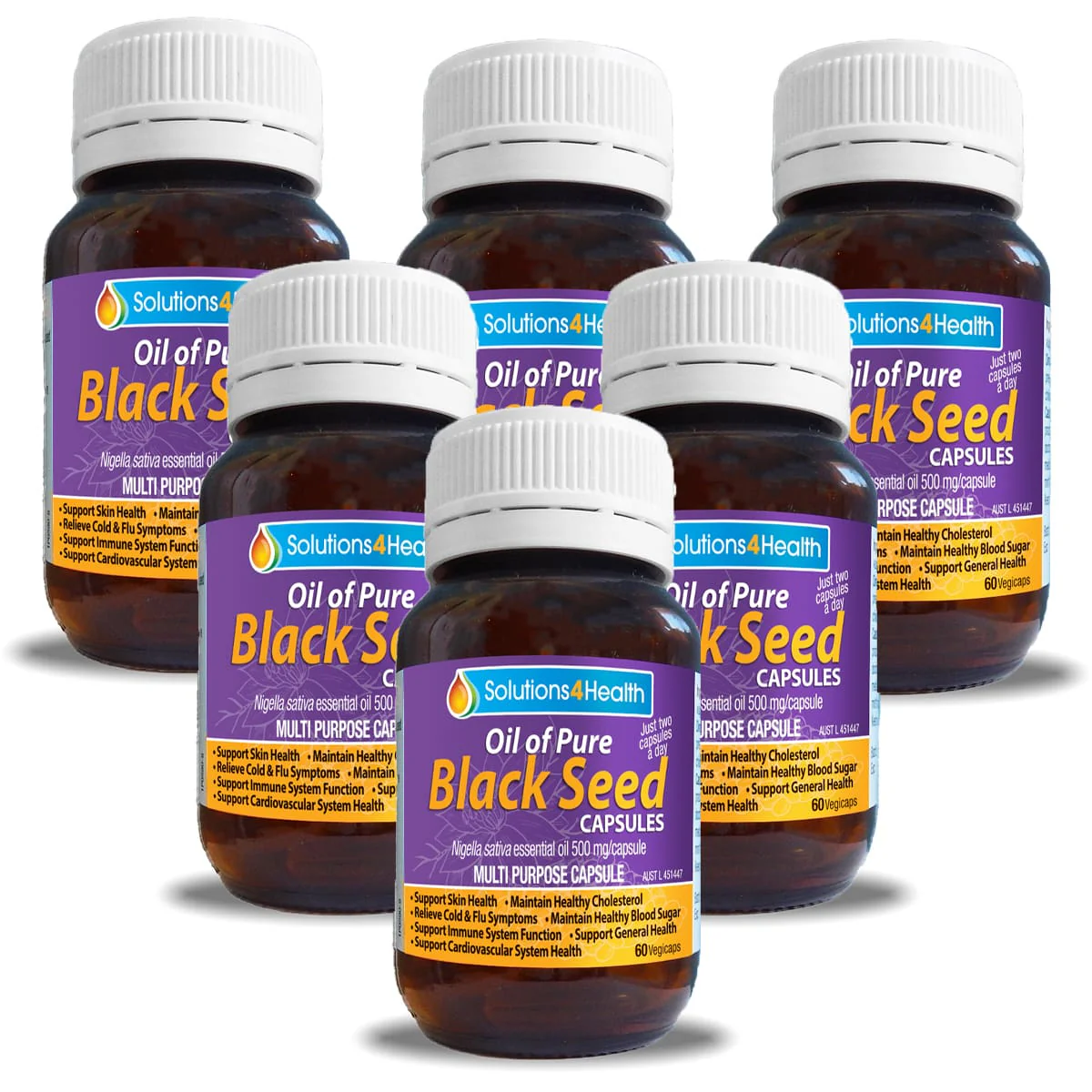 Oil of Pure Black Seed 60 Capsules - Image 4