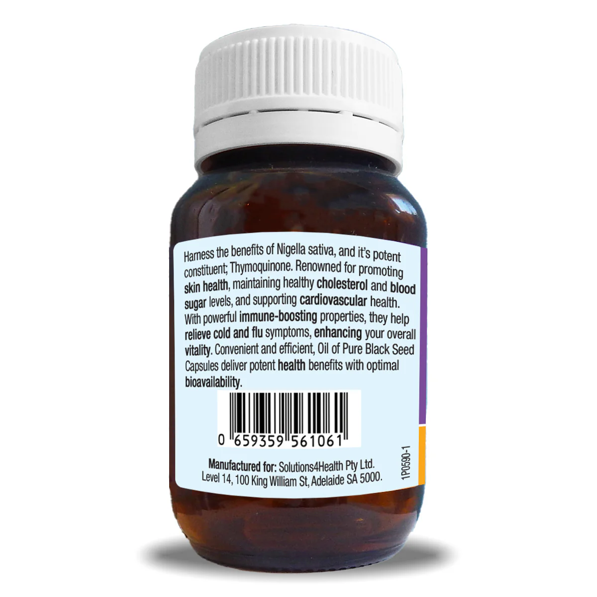 Oil of Pure Black Seed 60 Capsules - Image 3